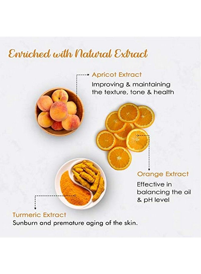 NUTRIGLOW Wild Turmeric Face Wash With Orange Extract For Glowing Skin Fights With Pollution & Dust Reduce Pigmentation Nourishes Your Skin Pack Of 2 (65Mlx2) - Image 5