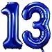 BBPOOL Navy Blue 13 Balloon Numbers40 Inch Dark Blue 13 or 31 Birthday Balloons Large Foil Mylar Balloons Number 13 for Birthday Party Anniversary Decorations - Image 2