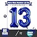 BBPOOL Navy Blue 13 Balloon Numbers40 Inch Dark Blue 13 or 31 Birthday Balloons Large Foil Mylar Balloons Number 13 for Birthday Party Anniversary Decorations - Image 4