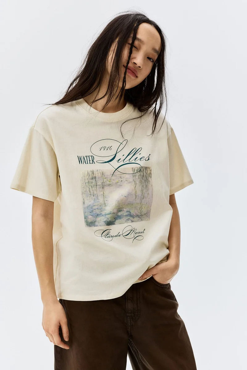 H&M Oversized printed T-shirt