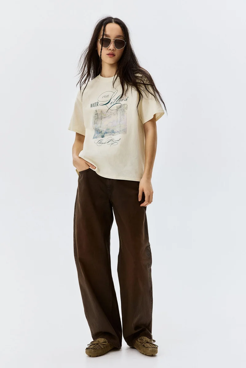H&M Oversized printed T-shirt