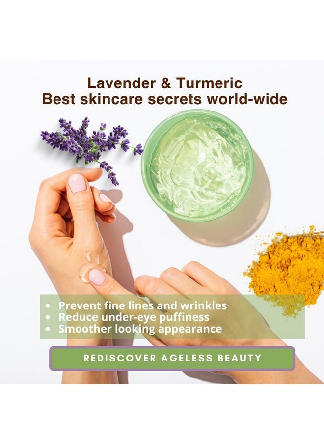 PARAMA NATURALS Lavenderturmeric Aloe Vera Facial Gel Serum 50G Hydrate Moisturize Even Skin Tone For Acneprone Sensitive Skin.  - Image 4