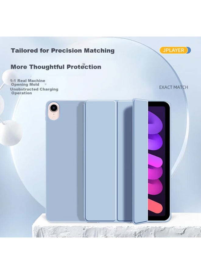 Jplayer Redmi Redmi Pad Se Protective Case Model 11-inch Xiaomi Tablet Protective Cover Tri-fold Smart Sleep Full Coverage Shell Anti-fall Leather Case Pink - Image 1