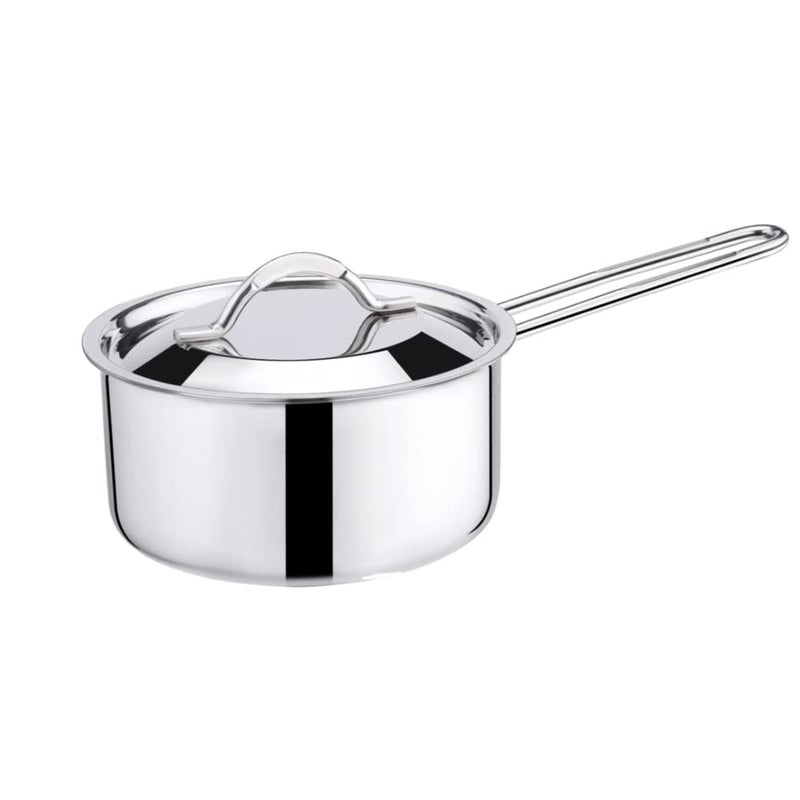Premier 3-ply Clad Stainless Steel Sauce Pan TPS-16/18 (18 cm) - Image 1