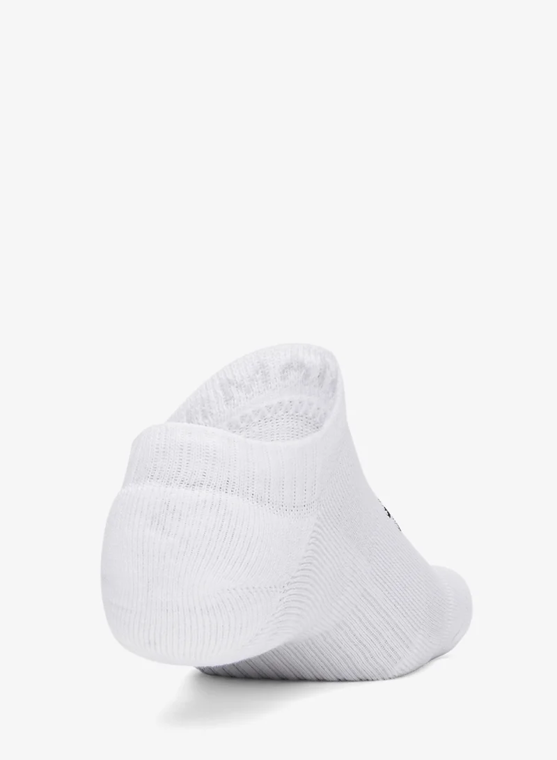 اندر ارمر 3 Pack Performance No-Show Socks