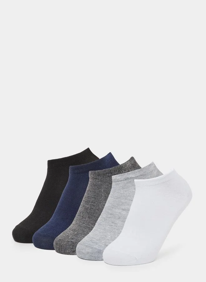 Styli Styli Set of 5 - Solid Ankle Length Socks