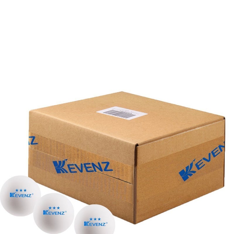 KEVENZ كرات بينغ بونغ KEVENZ 3 نجوم، 60، 120 أو 12 عبوة كرات تنس طاولة متقدمة، كرات بينغ بونغ خارجية بالجملة - Image 3