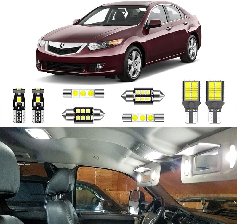LIGHSTA 16PCS LED Interior Light Kit for Acura TSX - Image 1