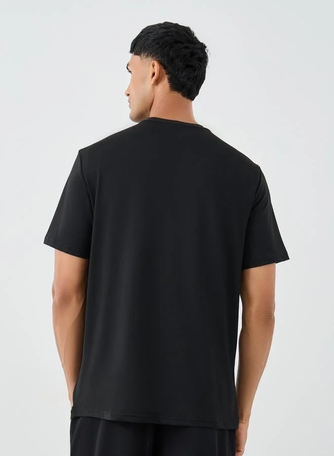 Take Two Graphic Print Round Neck Short Sleeve T-Shirt