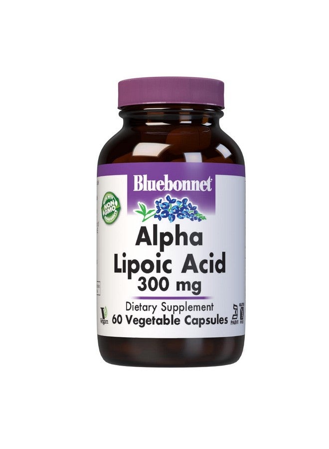 Bluebonnet Alpha Lipoic Acid Vegetarian Capsules 300 Mg 60 Count White - Image 2
