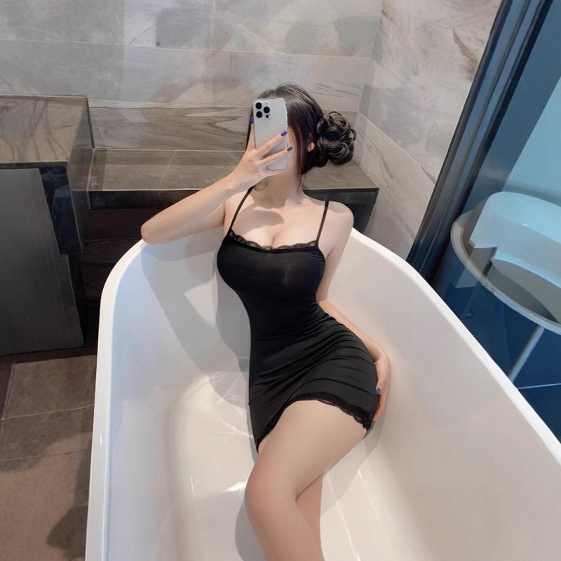 Milad Ka Dashiain Style Sexy Spaghetti Strap Bodycon Mini Dress - Image 3