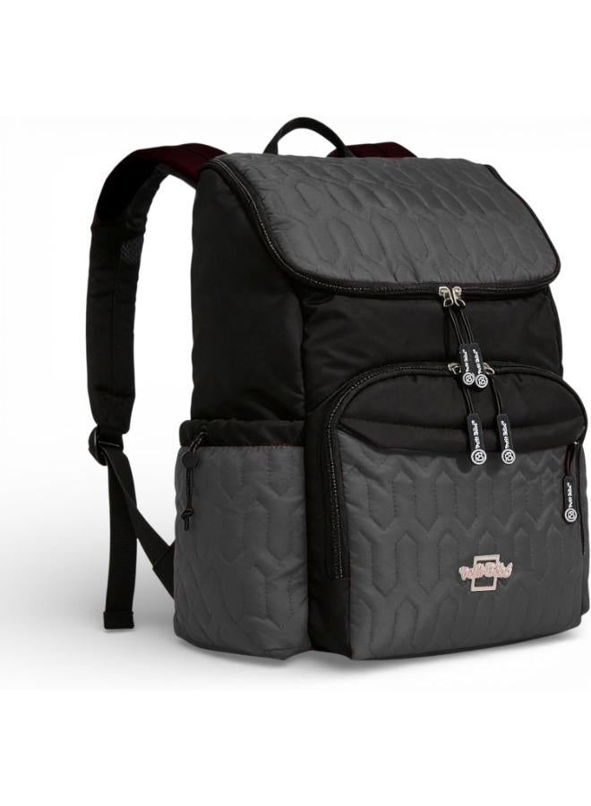 Petit Bebe Allure Baby Diaper Bag - Grey - Image 5