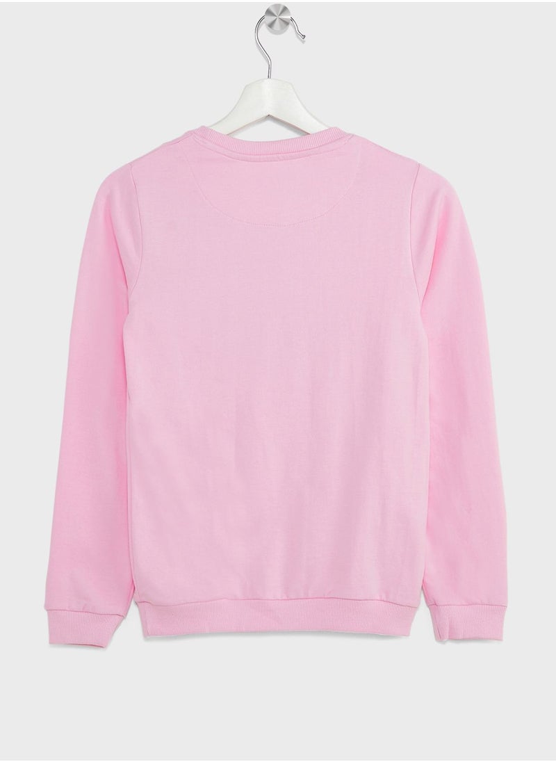 Pinata - Girls Text Printed Sweatshirt - Image 1