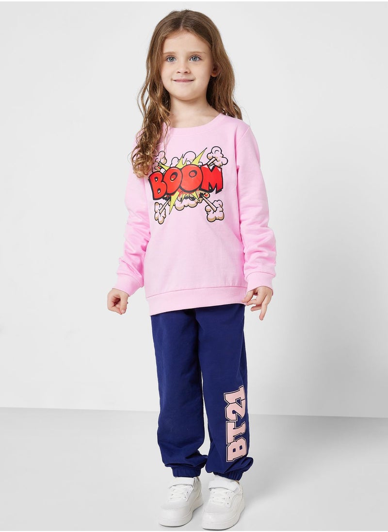 Pinata - Girls Text Printed Sweatshirt - Image 1