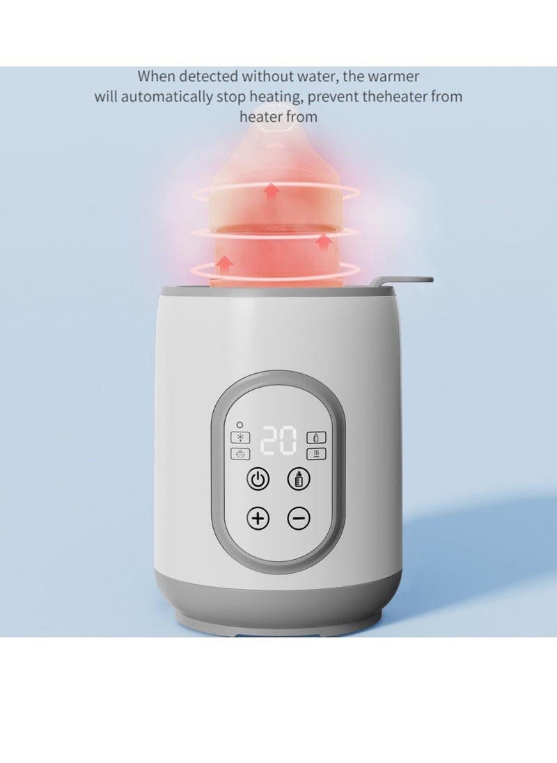 Gonice Bottle Warmer, 8-in-1 Fast Baby Milk Warmer with Timer for Breastmilk or Formula, Accurate Temperature Control, with Defrost, Sterili-zing, Keep, Heat Baby Food Jars Function  - Image 3