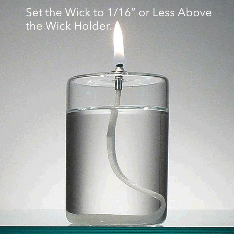 Firefly Fuel 5-Inch Refillable Glass Pillar Candle - Liquid Candles are The Latest Trend in Candle Lighting