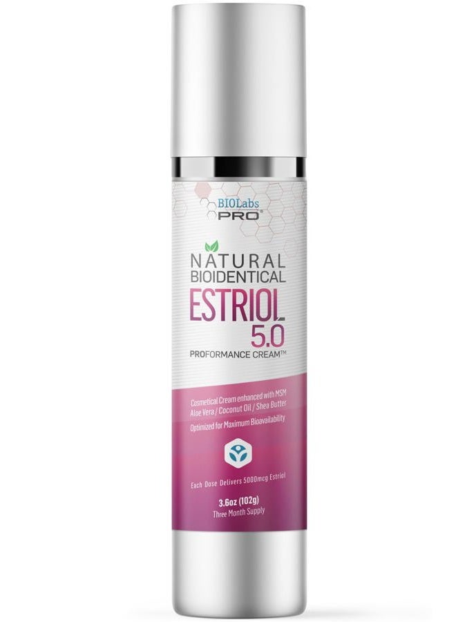 BIOLABS PRO UltraSpa Skincare BIOLabs PRO Natural Bioidentical Estriol Beauty Cosmetic Cream For Women, Three Month Supply (3.6 oz) - Image 1
