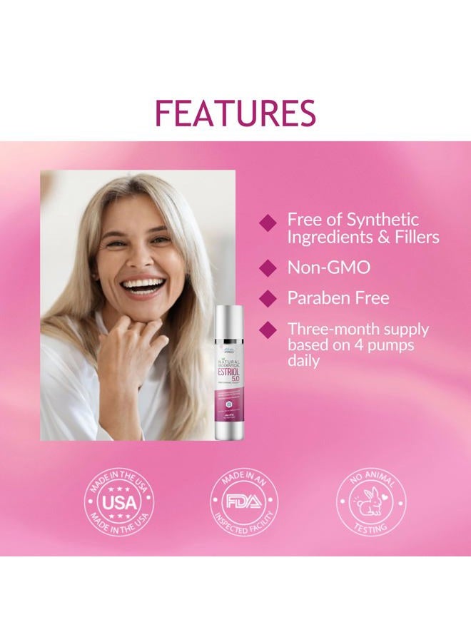 BIOLABS PRO UltraSpa Skincare BIOLabs PRO Natural Bioidentical Estriol Beauty Cosmetic Cream For Women, Three Month Supply (3.6 oz) - Image 4