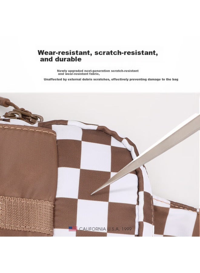 Tfo 6th Generation Casual Outdoor Chest Bag Lightweight Versatile Travel Shoulder Bag 9402584 Coffee Color - Image 3