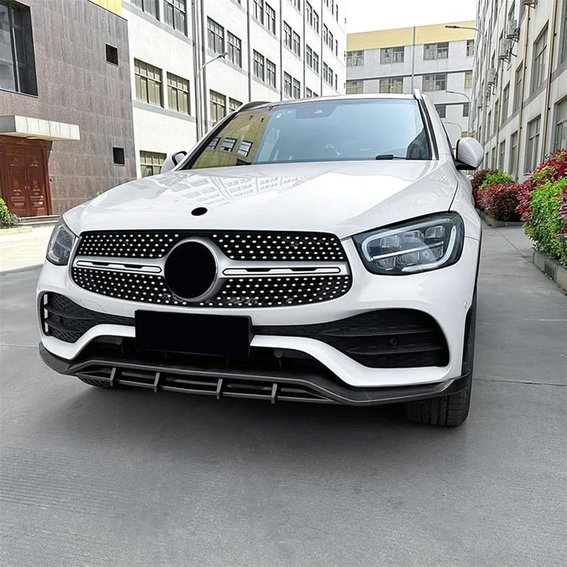 QASULER Car Front Bumper Lip Splitter Spoiler for Mercedes-Benz GLC - Image 3