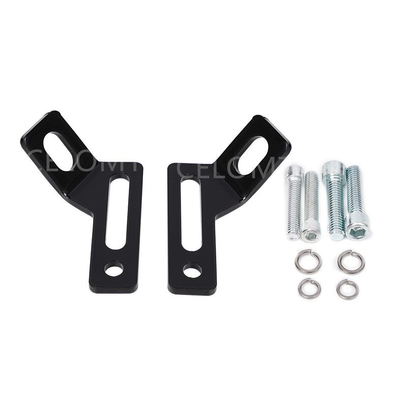 Rear Tie-Downs Bracket Mount Kit Fit Harley Touring Road King+Street Glide+Road Glide+Electra Glide FLHT FLHR FLTR FLHX 1993-2021 (Black)