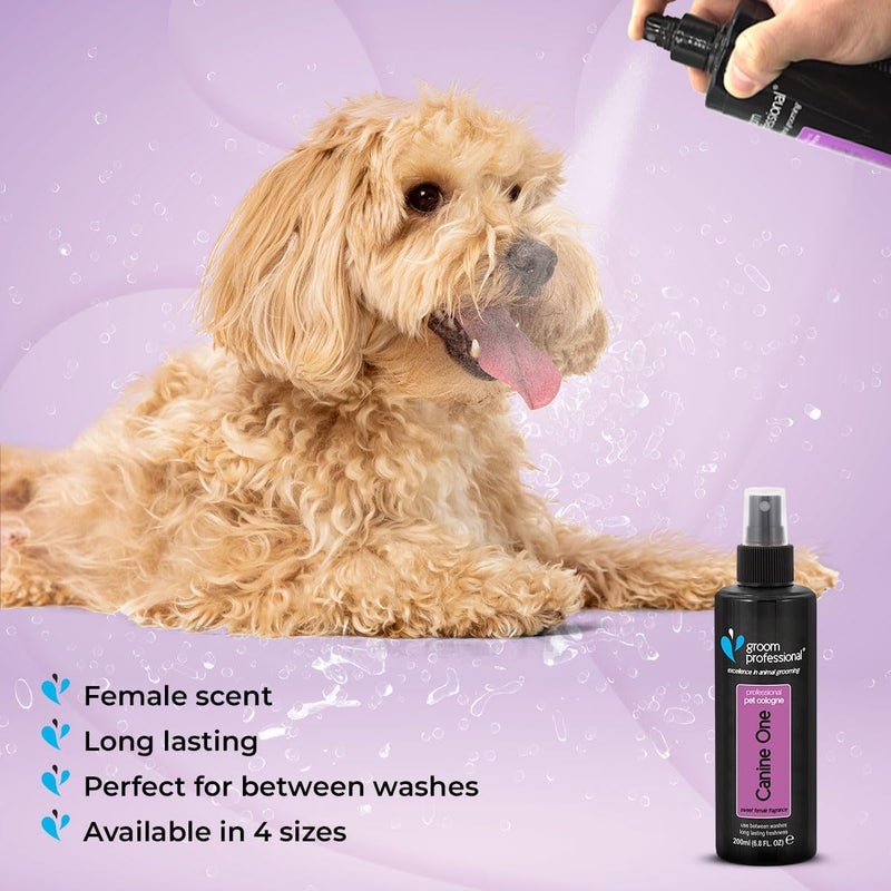 Groom Professional Canine One Pet Cologne 200ml - Sweet Female Fragrance - Image 3