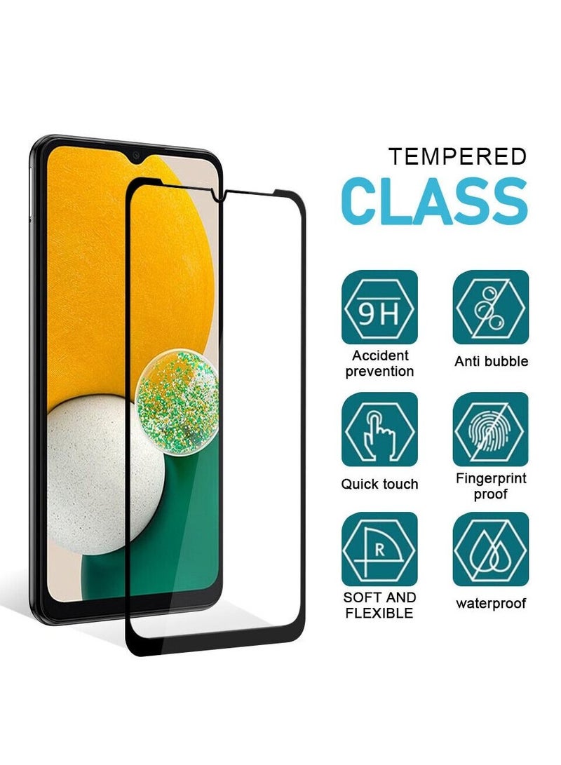 CATANES حماية شاشة 2 حزمة لجهاز سامسونج جالاكسي A03 كور زجاج مقسى شفاف 9H تغطية كاملة 6.5 بوصة - Image 2