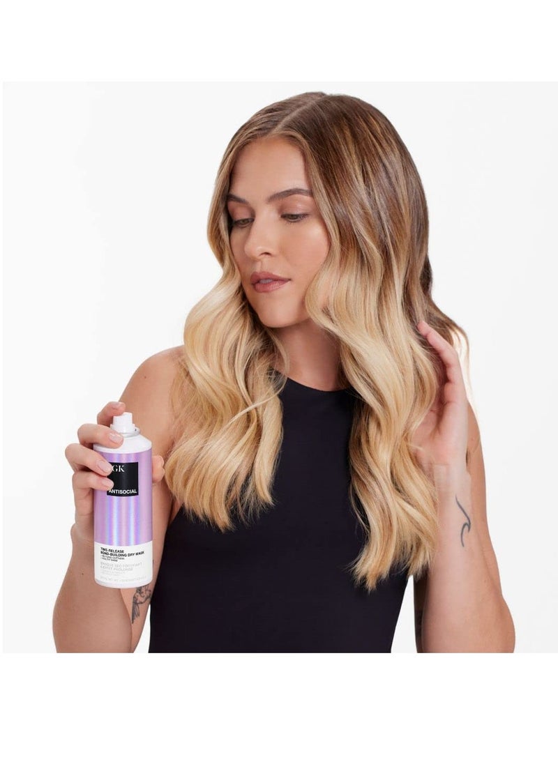 iGK IGK ANTISOCIAL Bond-Building Dry Hair Mask | Repair + Soften + Shine | Vegan + Cruelty Free |  - Image 4