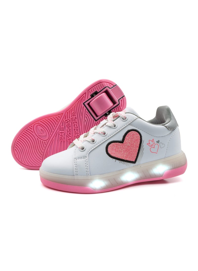 BREEZYROLLERS BREEZY ROLLERS shoes with wheels for children, Roller skates sneakers kids, From children's street shoes to roller skates in a few seconds, Patented click system, Trainers with wheels for girls & boys - Image 1