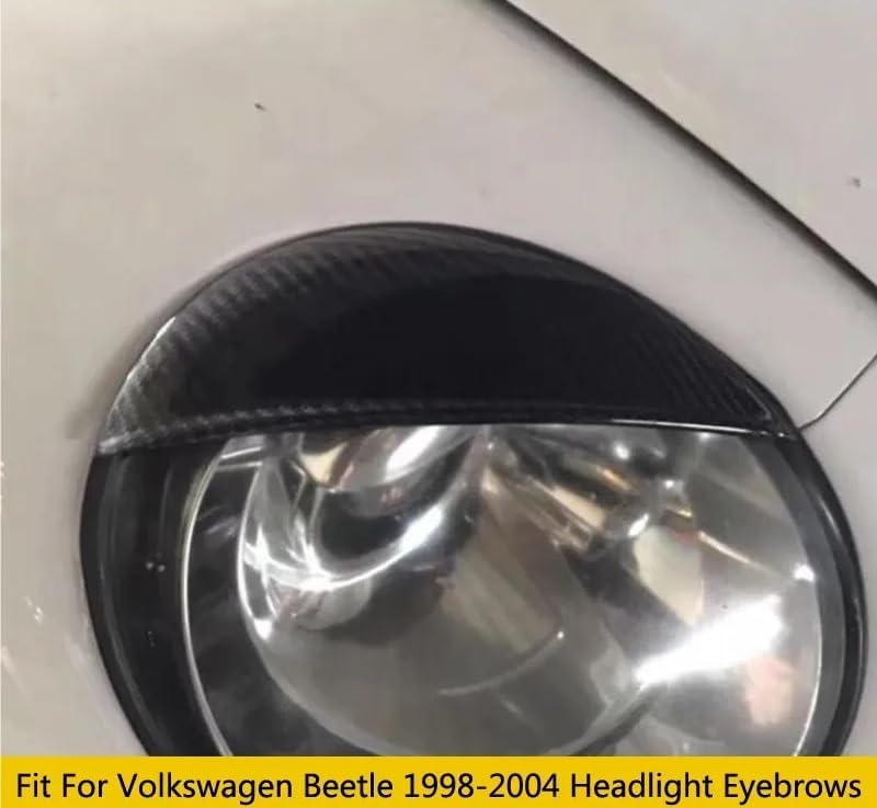 Vuzmode Carbon Fiber Headlight Eyelid Stickers for VW - Image 3