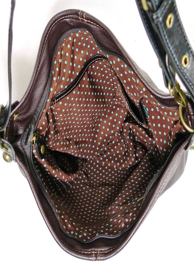 CHALA Large Charming Hobo/Xbody with Adjustable Strap, Navy Blue, 16.5 x 0.5 x 13 in (Pug Dog) - Image 5