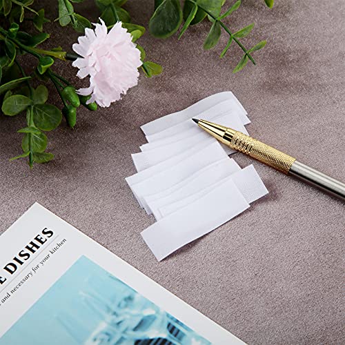Outus أوتوس 100 قطعة ملصقات اسم قماش قابلة للكي للملابس، 2 × 0.6 بوصة ملصقات مخصصة قابلة للكتابة قابلة للغسل ملصق شخصي للمدرسة ودور الرعاية والجامعة والمعسكرات ورياض الأطفال والزي الموحد - Image 5