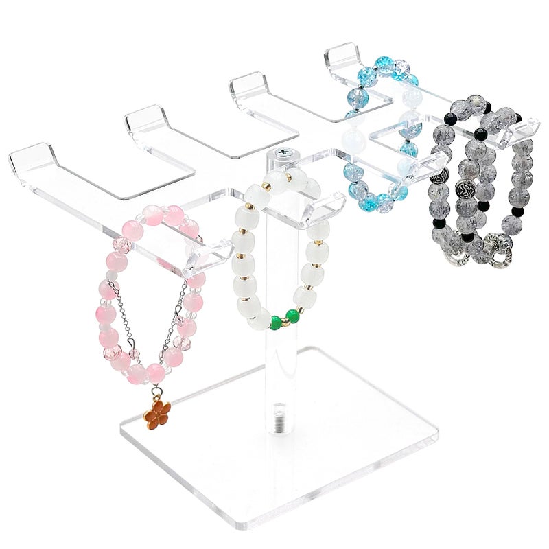 Bigfety Acrylic Bracelet Holder Stand, Holds Lots of Bracelets, Easy to Access, Great Gift for Women - Image 1