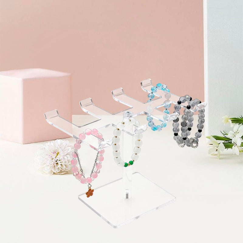 Bigfety Acrylic Bracelet Holder Stand, Holds Lots of Bracelets, Easy to Access, Great Gift for Women - Image 5