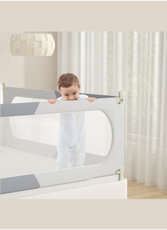 WEMART Baby Bed Rail Guard for Toddlers,Crib Bumpers,Toddler Bed Side Rails for Twin, Full, Queen Bunk Size Bed Swing Down Bedrail Extral Tall Child Safety Side Railing Guards for Kids  - Image 5