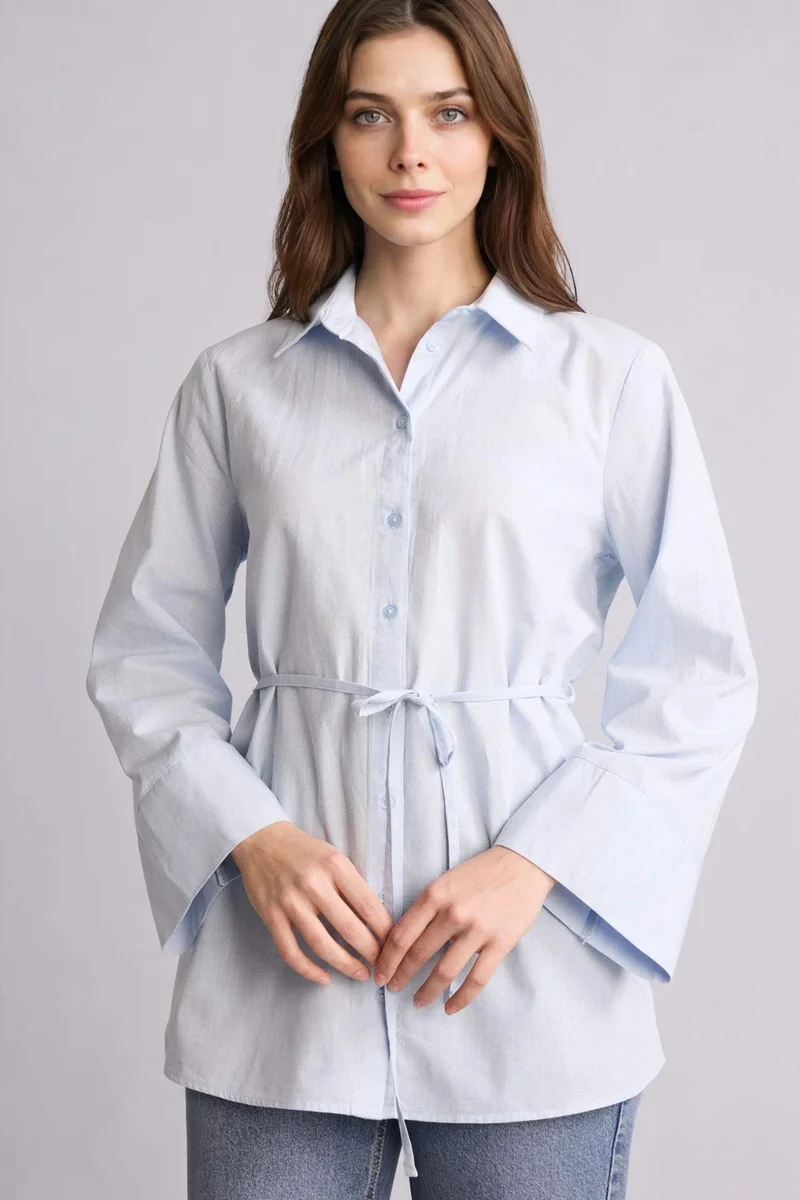 ديفاكتو Regular Fit Long Sleeve Tunic