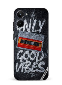 Protective Case Cover For Realme 10 Only Good Vibes Design Multicolour
