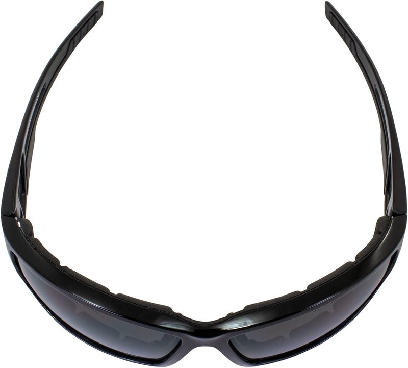 Birdz نظارات سمووب المضادة للضباب للدراجات النارية بإطار أسود وعدسات صفراء - Image 4