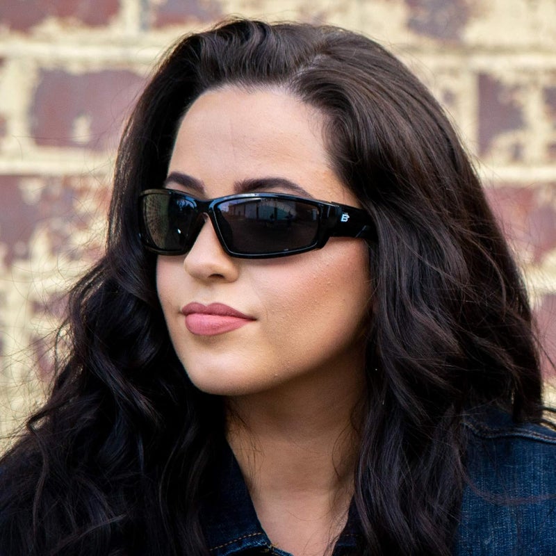 Birdz نظارات سمووب المضادة للضباب للدراجات النارية بإطار أسود وعدسات صفراء - Image 5