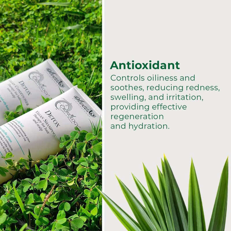 Sweet Professional Detox Hydrating Gel Hair Mask - Hair & Scalp Oilness Control, Protection & Nourishment, Hair Care Products for Women - VEGAN, Green Clay, Red Seaweed Extracts - 7.05oz - Sweet Pro - Image 3