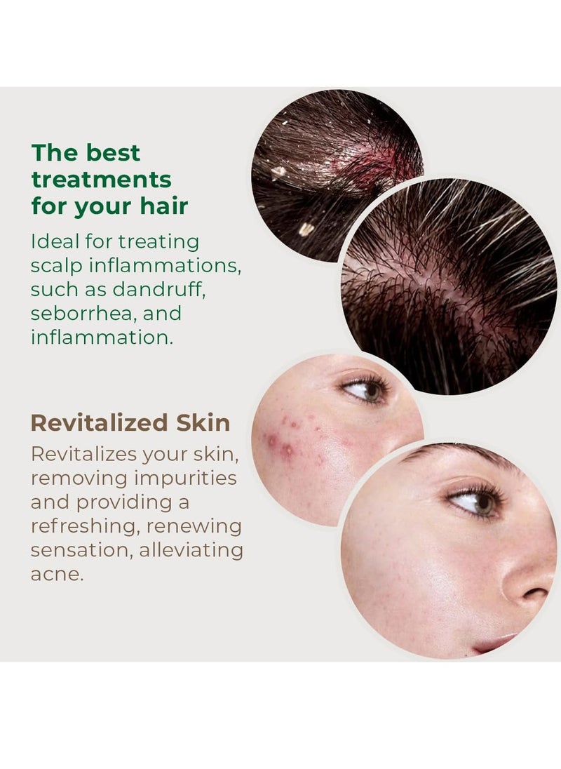 Sweet Professional Detox Hydrating Gel Hair Mask - Hair & Scalp Oilness Control, Protection & Nourishment, Hair Care Products for Women - VEGAN, Green Clay, Red Seaweed Extracts - 7.05oz - Sweet Pro  - Image 2