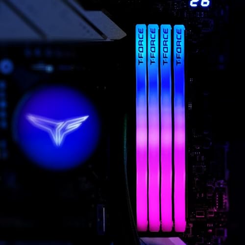 TeamGroup T-Force Delta RGB 16GB 6000MHz (6000MT/s) CL38 Black DDR5 Desktop Gaming Memory, Metal Heatsink, ARGB Sync, ECC, XMP 3.0/EXPO, Compatible With Intel/AMD CPU, High Performance Low Latency RAM - Image 3