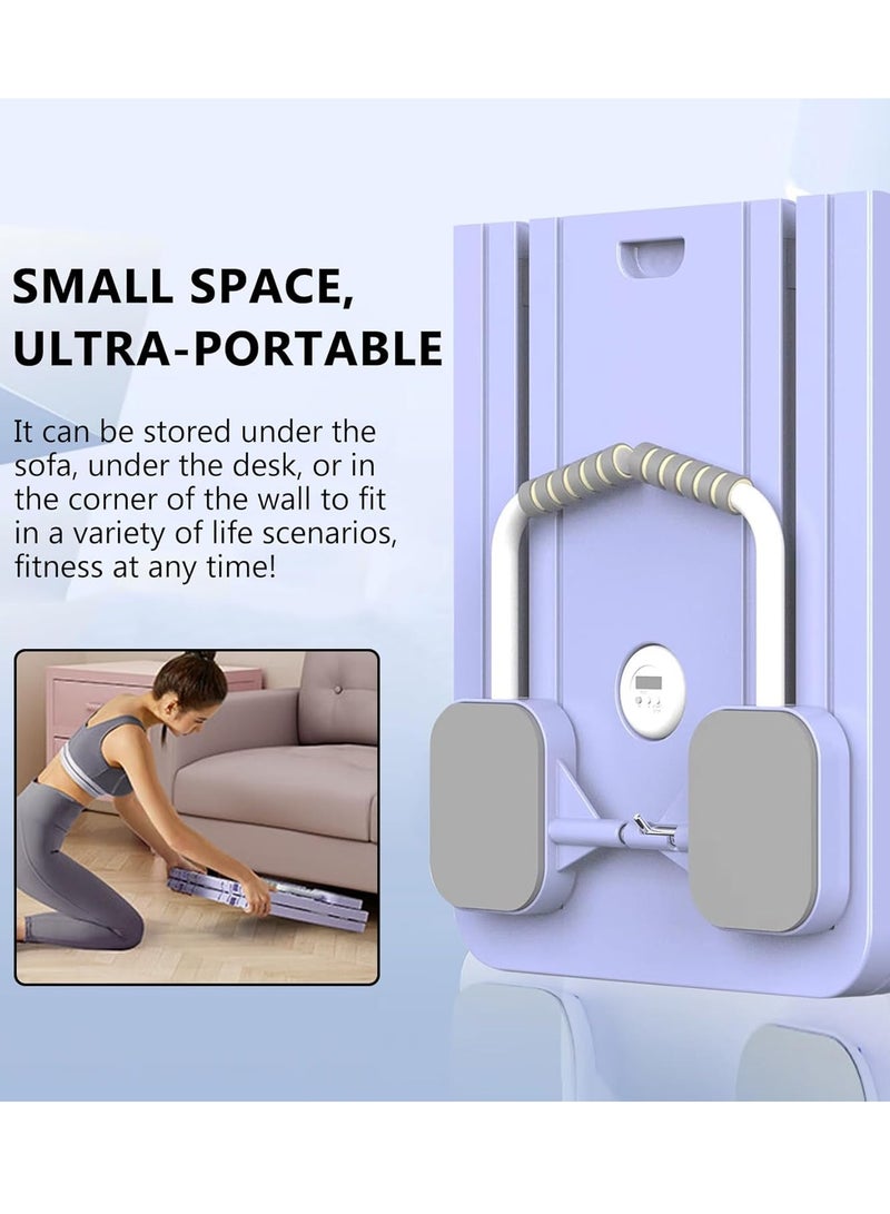 Y&D Portable Pilates Reformer Machine for Home Gym - Auto-Rebound Pilates Board with Abdominal Core Trainer & Full Body Workout Professional Pilates Equipment for Men and Women - Image 2