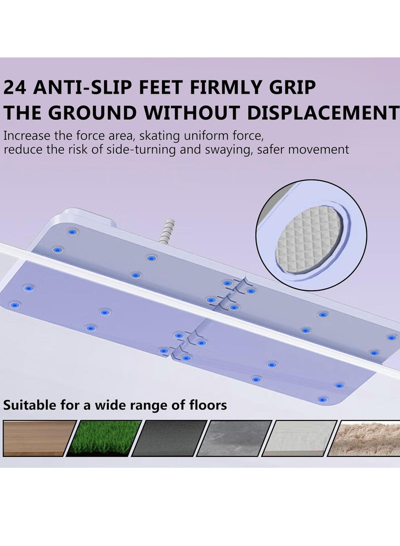 Y&D Portable Pilates Reformer Machine for Home Gym - Auto-Rebound Pilates Board with Abdominal Core Trainer & Full Body Workout Professional Pilates Equipment for Men and Women - Image 4