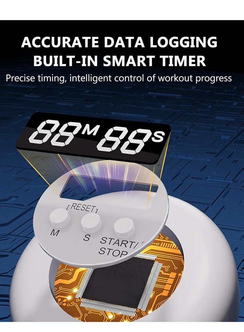 Y&D Portable Pilates Reformer Machine for Home Gym - Auto-Rebound Pilates Board with Abdominal Core Trainer & Full Body Workout Professional Pilates Equipment for Men and Women - Image 5