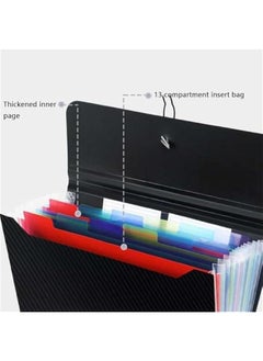 هوكور HOOKOR Folder,File Manager，Extension Folder，13 Pocket File ManagersSuitable for Office and Paper Sorting  - Image 2