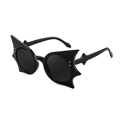 FEISEDY Women Men Funny Sunglasses Butterfly Shaped Bat Shades for Halloween and Party B4142 - Image 1