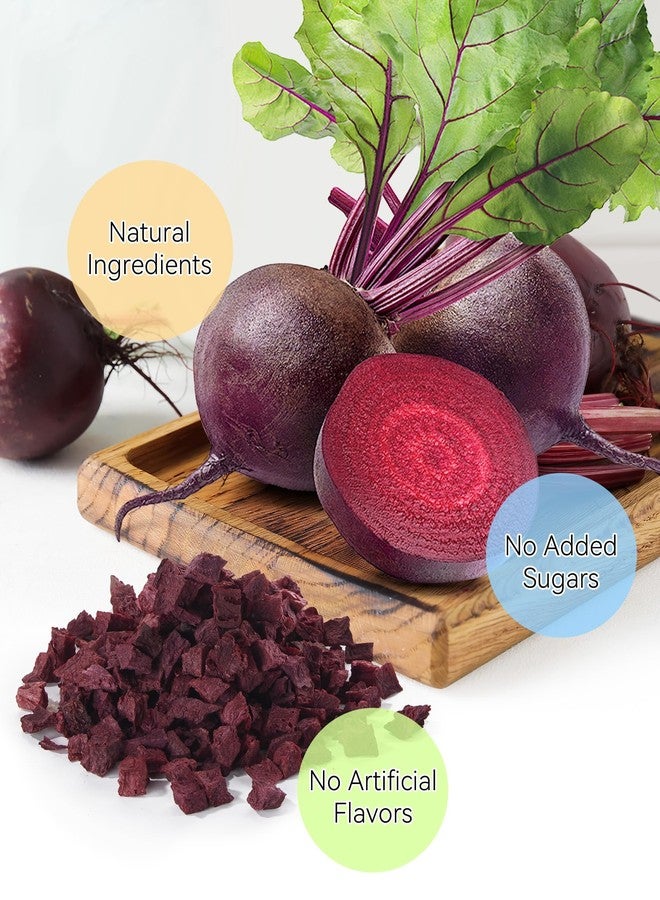 Niteangel Hamster Snack & Treats Toy - Small Animal Natural Treat for Dwarf Syrian Robo Hamsters Gerbils Mice Lemmings Degus or Other Small-Sized Pets (Freeze-Dried Beetroot) - Image 3