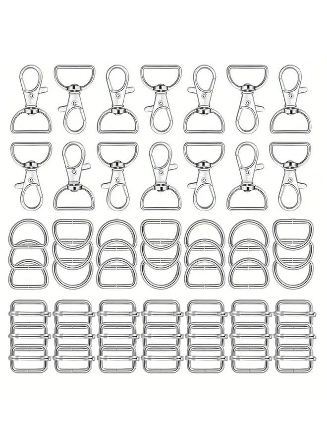 30 Pcs Bronze Hardware Kit Lobster Claw Clasp D Ring Slip Clasp For DIY Crafts - Image 1
