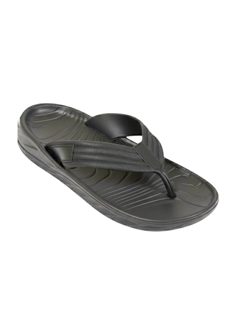 Durable Non-Slip EVA Flip-Flops Black - Everyday Casual Beach & Pool - Image 1